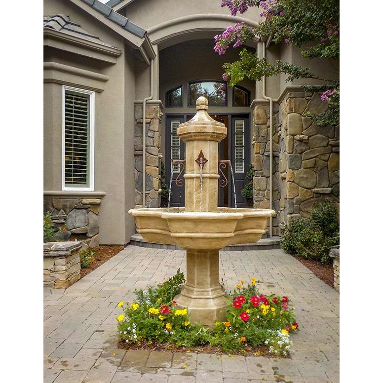 Giannini Garden Roubaix Concrete Outdoor Fountain - 1723 - Majestic Fountains