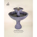 Giannini Garden Huntington Concrete 2 Tier Spillover - Outdoor Garden Fountain - 1750 - Majestic Fountains