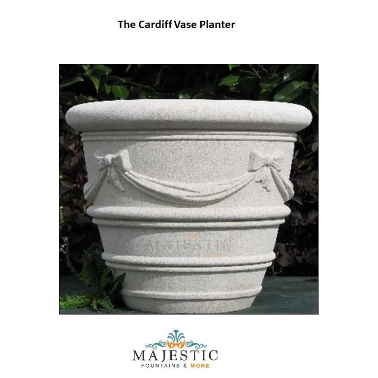 Cardiff Vase Planter in GFRC - Majestic Fountains