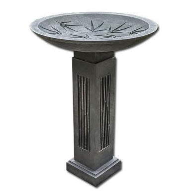 Sagano Birdbath  in Cast Stone by Campania International B-173 - Majestic Fountains