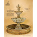 Giannini Garden Jardin Concrete 3 Tier Outdoor Courtyard Fountain With Basin - 1281 - Majestic Fountains