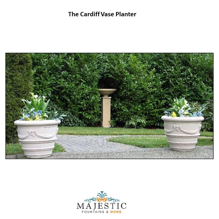 Cardiff Vase Planter in GFRC - Majestic Fountains