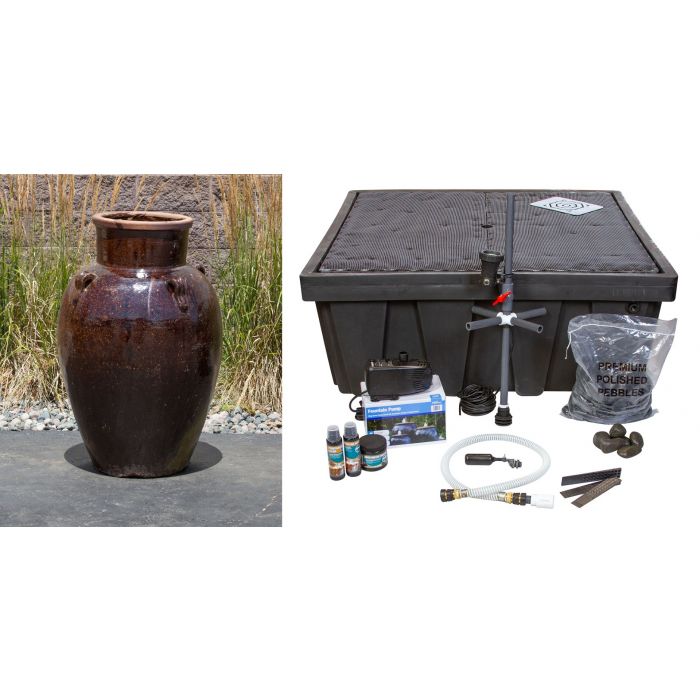 Cinnamon Amphora Fountain Kit - FNT50101 - Majestic Fountains