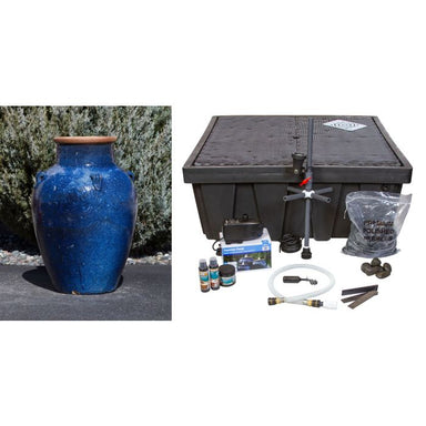 Cool Blue Amphora Fountain Kit - FNT50275 - Majestic Fountains