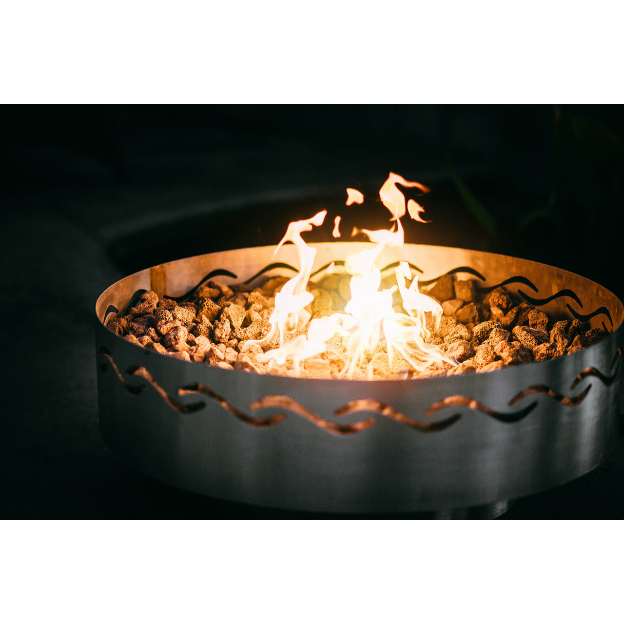 Fire Surfer by Fire Pit Art - Majestic Fountains