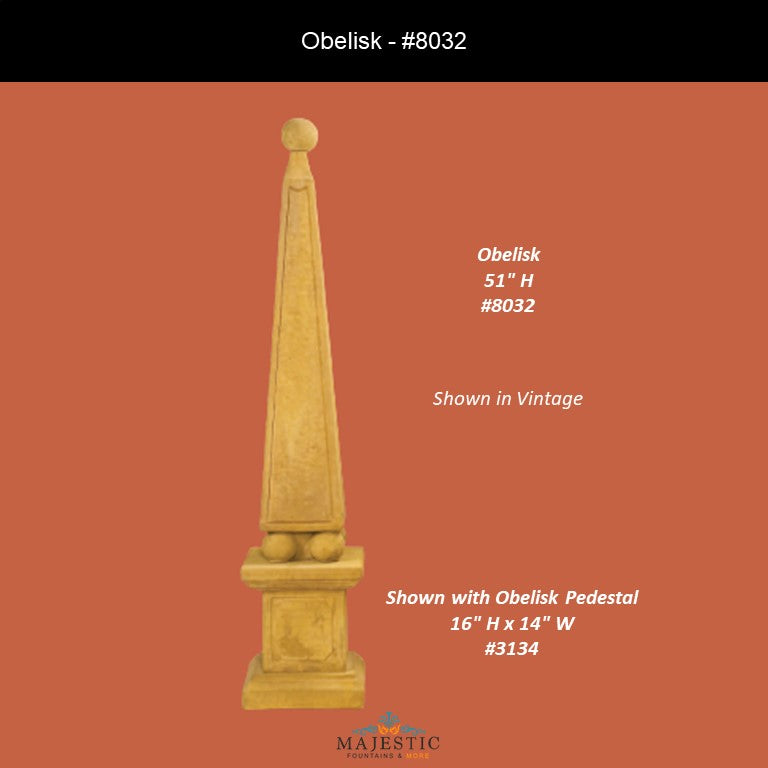 Obelisk Set of Two - #8032