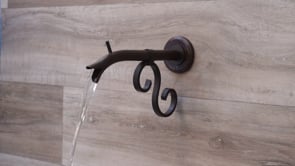 Courtyard Spout – Small with Mini Backplate - Majestic Fountains & More