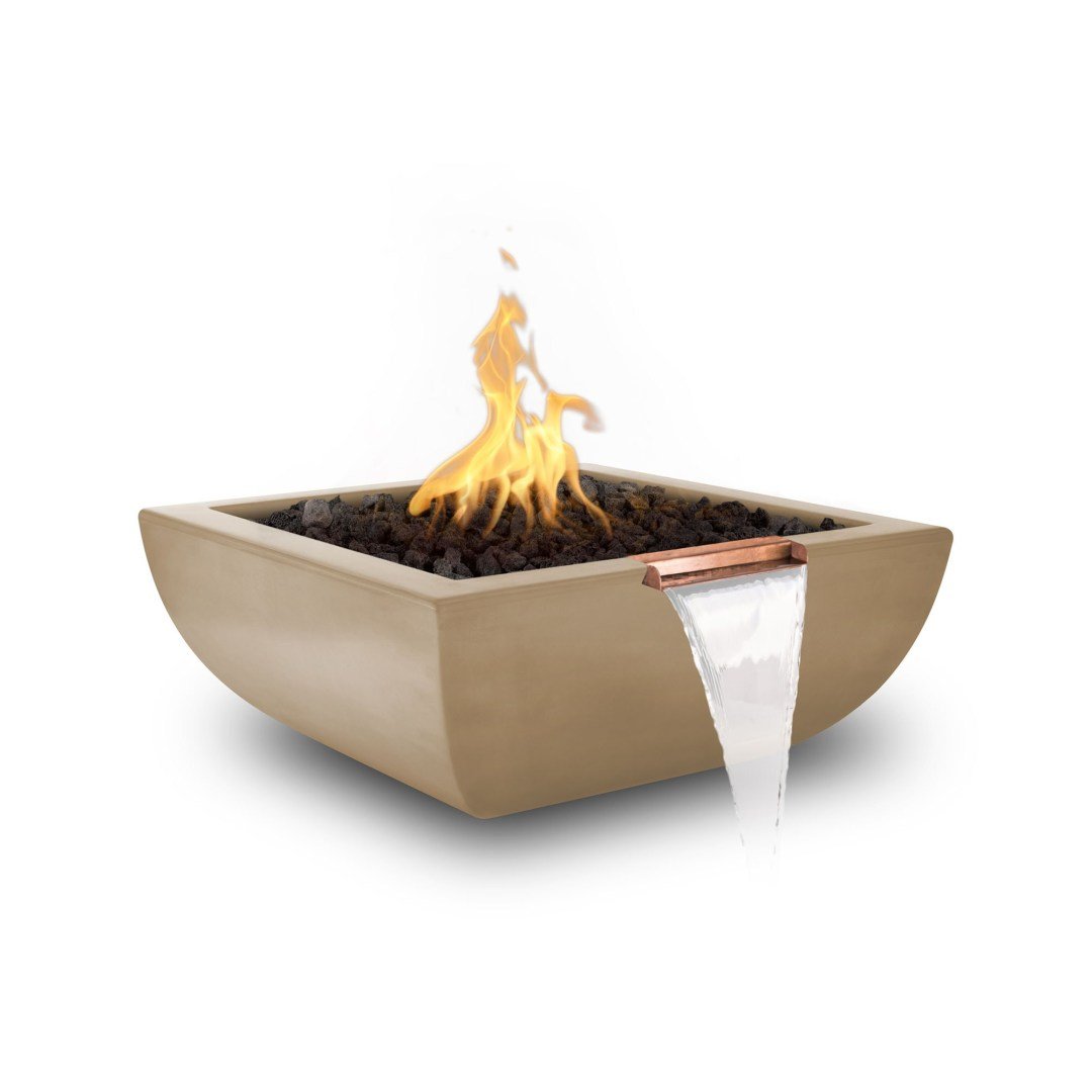 TOP Fires - Avalon Fire & Water Bowl in Concrete