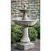 Acanthus Two Tiered Fountain in Cast Stone by Campania International FT-191 - Majestic Fountains