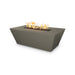 TOP Fires Angelus Rectangle Fire Pit in GFRC Concrete Fire Pit by The Outdoor Plus - Majestic Fountains