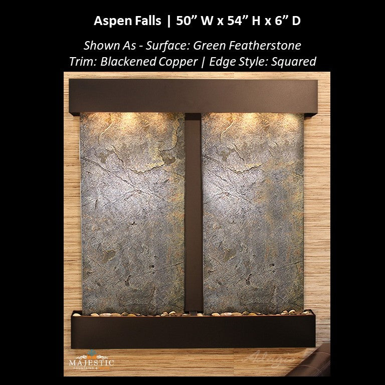 AspenFalls-GreenFeatherStone-BlackenedCopper-Squared-MajesticFountainsandMore