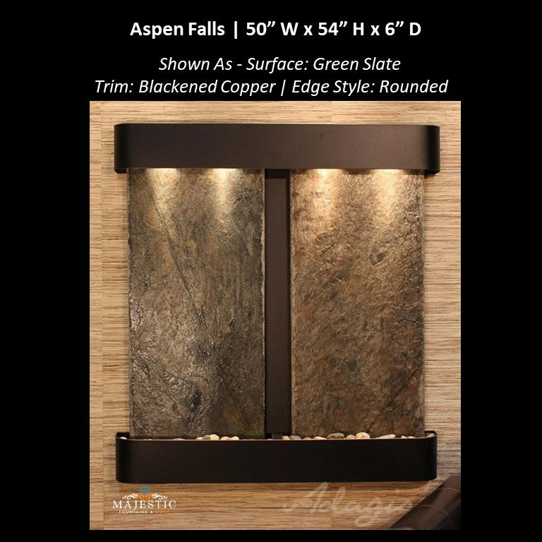 AspenFalls-GreenSlate-BlackenedCopper-Rounded-MajesticFountainsandMore