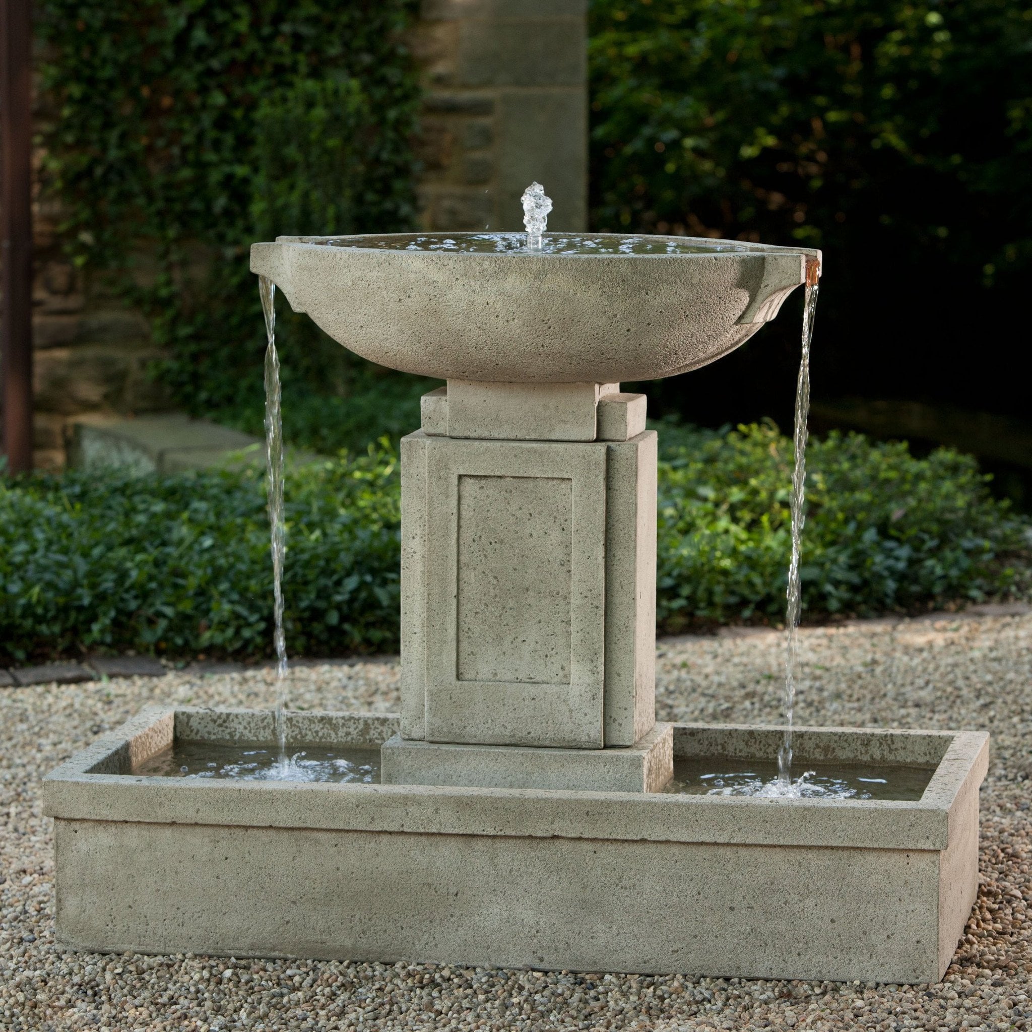 Austin Fountain in Cast Stone by Campania International FT-206 - Majestic Fountains