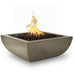 TOP Fires Avalon Square Fire Bowl in GFRC Concrete by The Outdoor Plus - Majestic Fountains