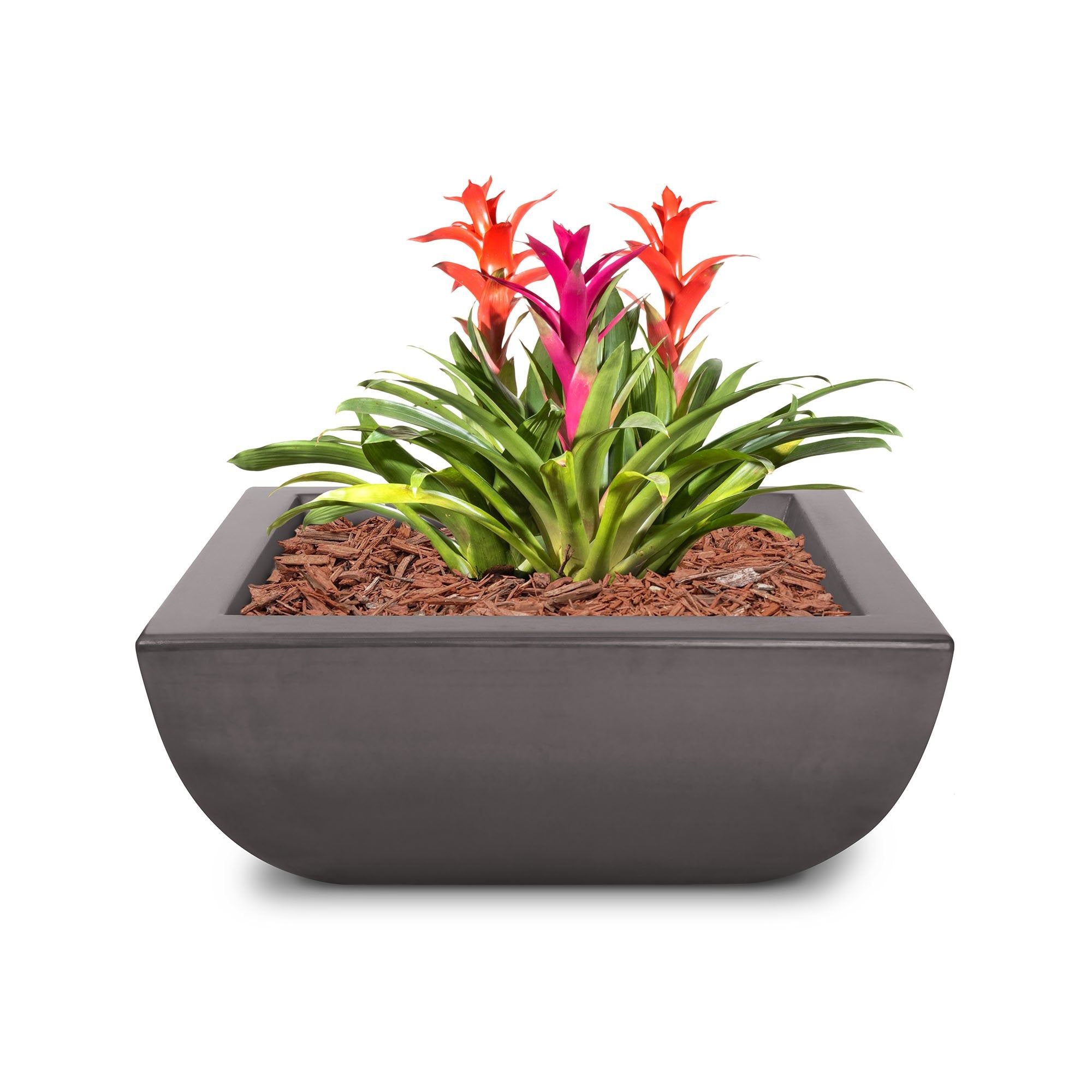 TOP Fires Avalon Planter Bowl in GFRC Concrete by The Outdoor Plus - Majestic Fountains