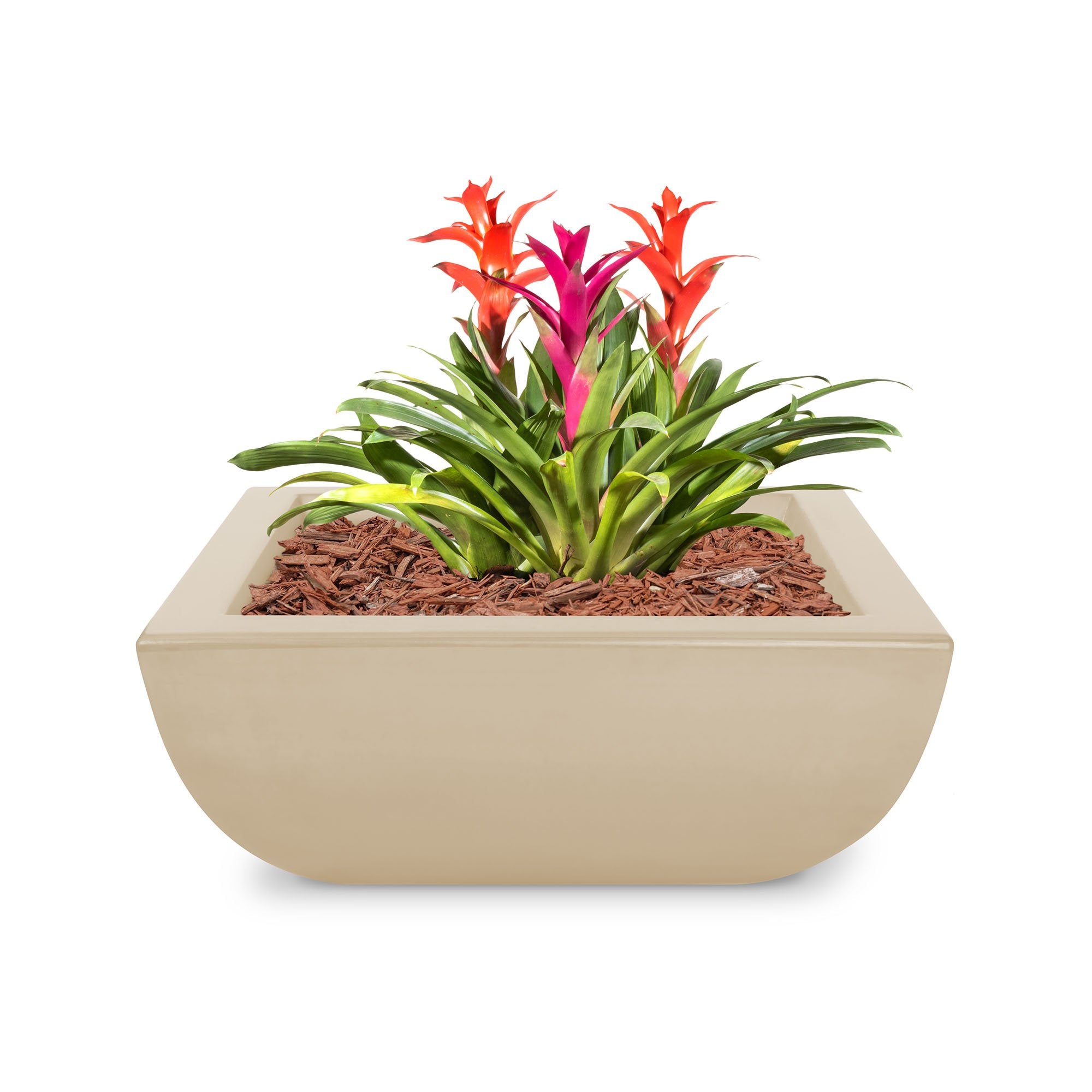 TOP Fires Avalon Planter Bowl in GFRC Concrete by The Outdoor Plus - Majestic Fountains