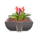 TOP Fires Avalon Planter & Water Bowl in GFRC Concrete by The Outdoor Plus - Majestic Fountains