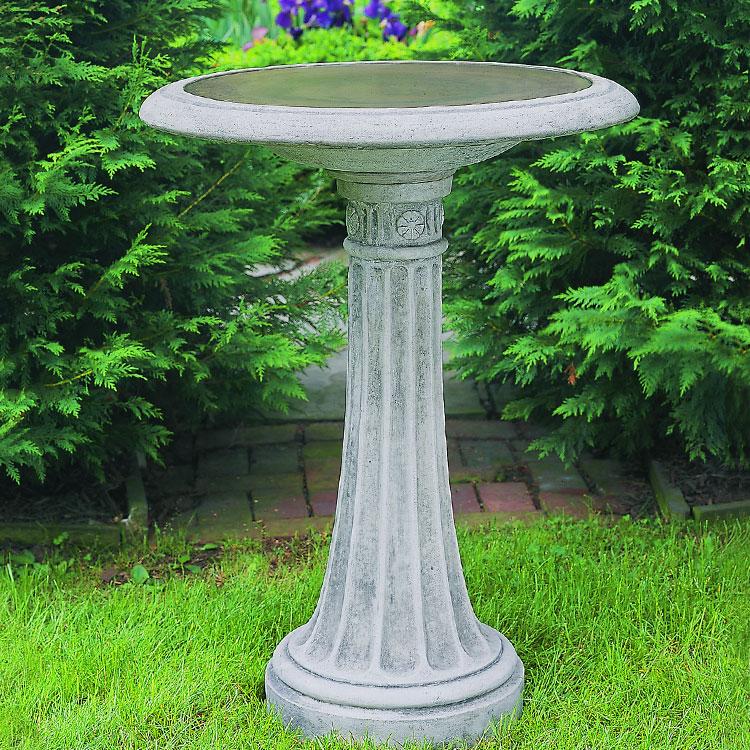 Chestnut Hill Birdbath in Cast Stone by Campania International B-050 - Majestic Fountains