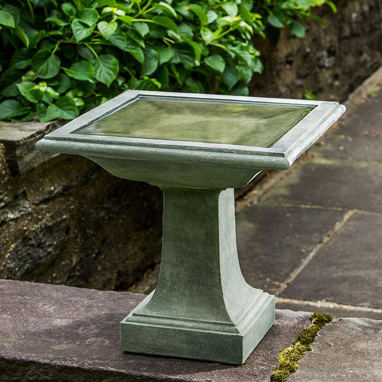 Avery Birdbath in Cast Stone by Campania International B-153 - Majestic Fountains