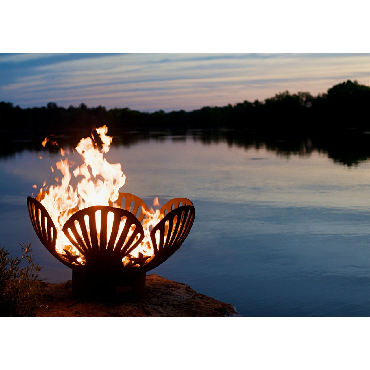 Barefoot Beach by Fire Pit Art - Majestic Fountains