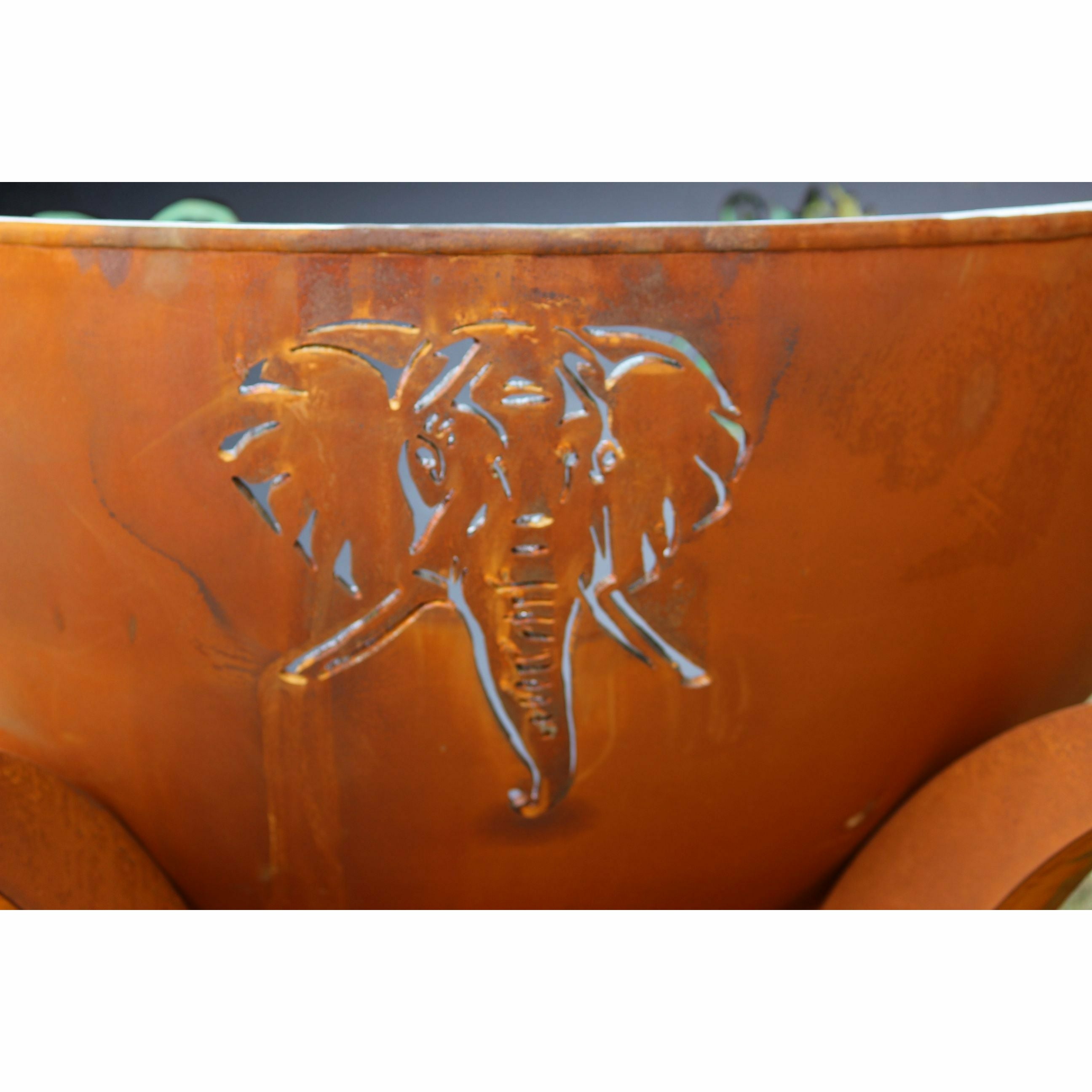 Africa's Big Five by Fire Pit Art - Majestic Fountains