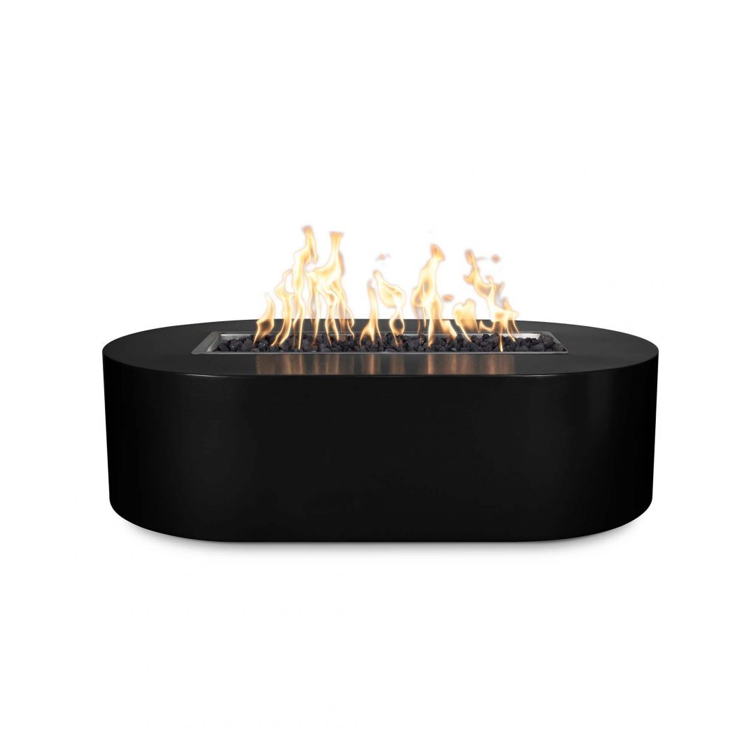 TOP Fires Bispo Fire Pit in Powder Coated Steel by The Outdoor Plus - Majestic Fountains