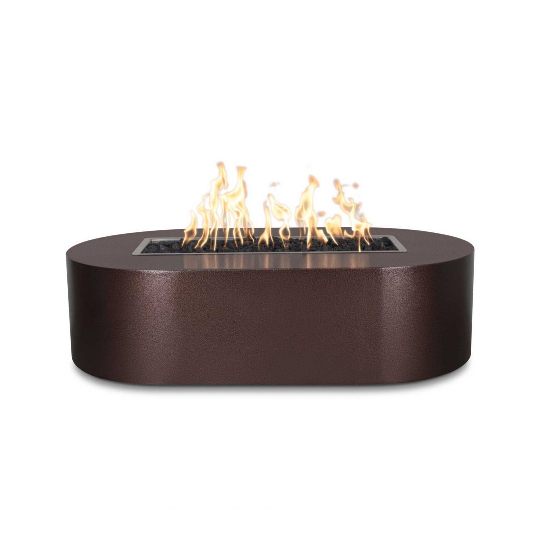 TOP Fires Bispo Fire Pit in Powder Coated Steel by The Outdoor Plus - Majestic Fountains