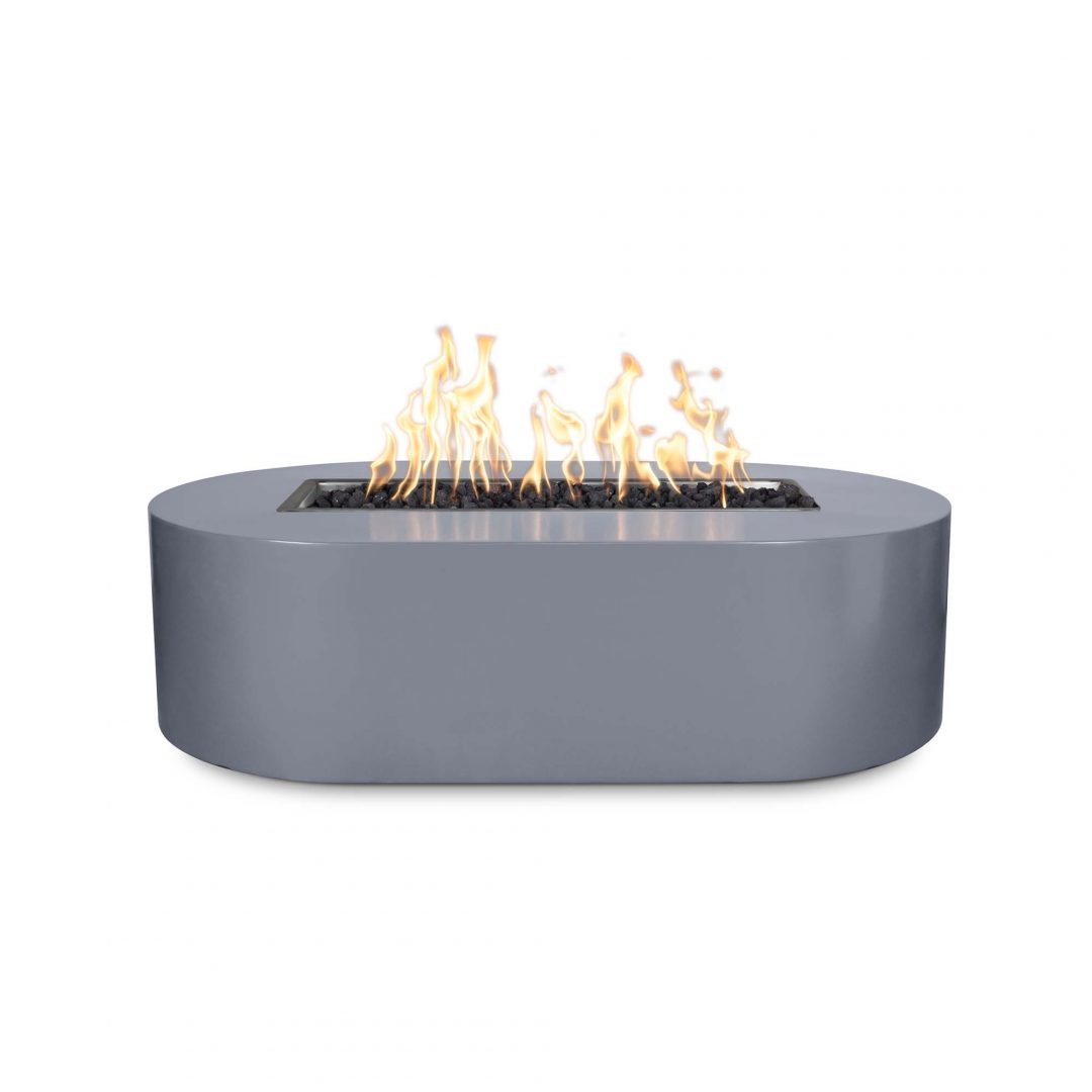 TOP Fires Bispo Fire Pit in Powder Coated Steel by The Outdoor Plus - Majestic Fountains