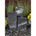 Black Marble Granite Ripple Fountain Kit - Majestic Fountains and More