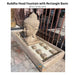 Buddha Head Fountain with Rectangle Basin - Majestic Fountains and More