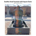 Buddha Head Fountain with Square Basin - Majestic Fountains