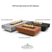 TOP Fires Cabo linear Fire Pit in GFRC Concrete by The Outdoor Plus - Majestic Fountains