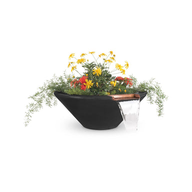 TOP Fires Cazo Planter & Water Bowl in GFRC Concrete by The Outdoor Plus - Majestic Fountains