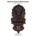 Child Face Bronze Wall Fountain - Majestic Fountains and More