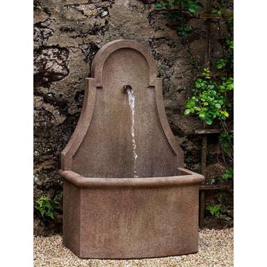 Closerie Wall Fountain in Cast Stone by Campania International FT-309 - Majestic Fountains