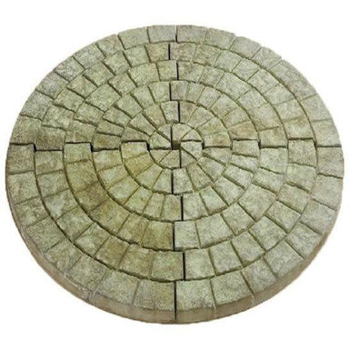 Cobblestone Fountain and Statue Foundation  - 46 inch Round - Majestic Fountains