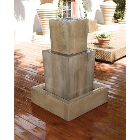 Double Obtuse Fountain-Outdoor Fountain - Majestic Fountains