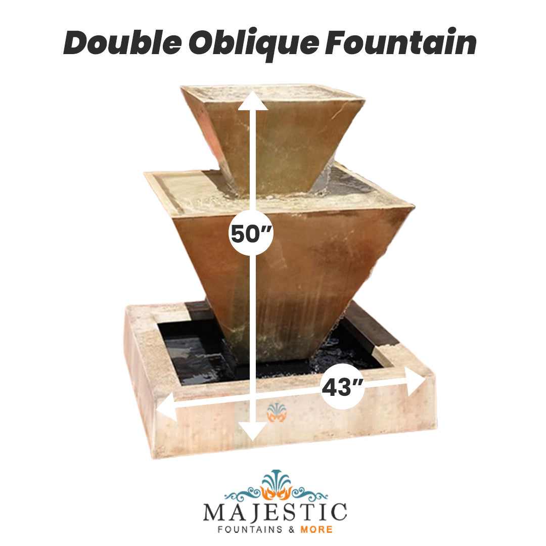 Double Oblique w Sizes - Majestic Fountains and More