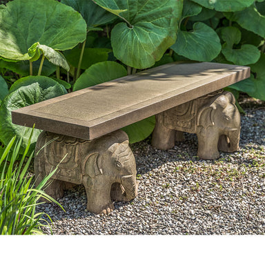 Elephant Bench By Campania International - Majestic Fountains