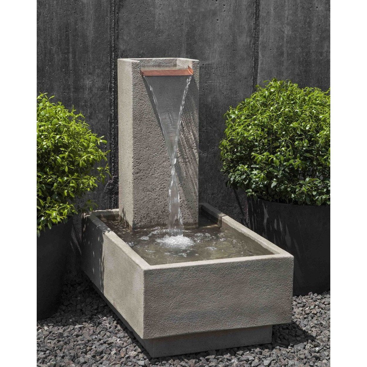 Falling Water Fountain IV in Cast Stone by Campania International FT-288 - Majestic Fountains