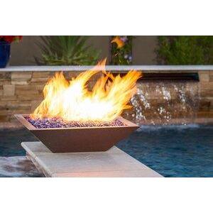 Corinthian Metal Fire Bowl by Grand Effects - Majestic Fountains