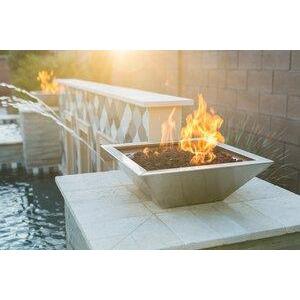 Corinthian Metal Fire Bowl by Grand Effects - Majestic Fountains