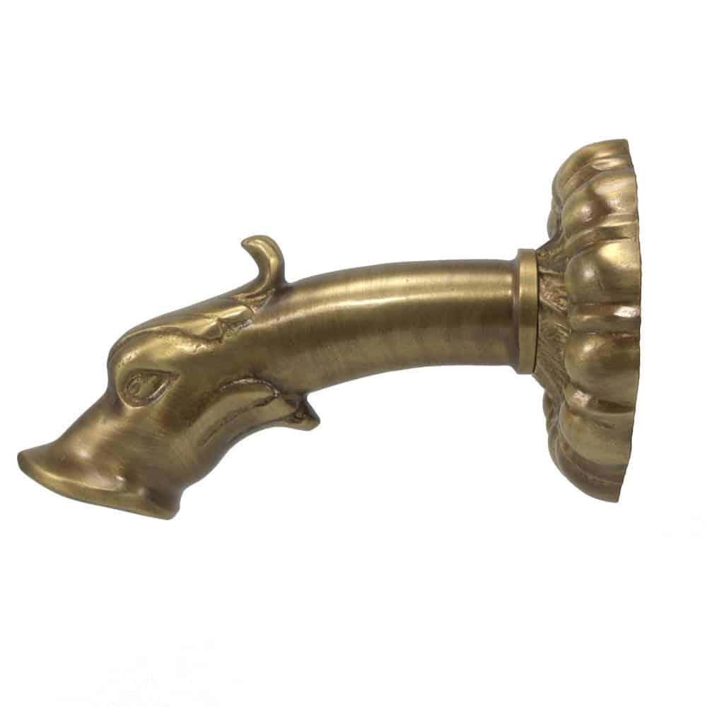 Genoa Dolphin with Swirl Backplate - Majestic Fountains