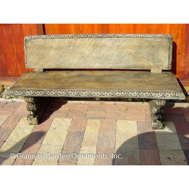 Giannini Garden Italian Garden Bench - 510 & 510L - Majestic Fountains