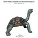 Giant Aldabra Turtle Bronze Fountain Sculpture - Majestic Fountains and More