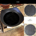 Scallop/Tidal Wood Burning and Gas Fire Pit - by Fire Pit Art - Majestic Fountains