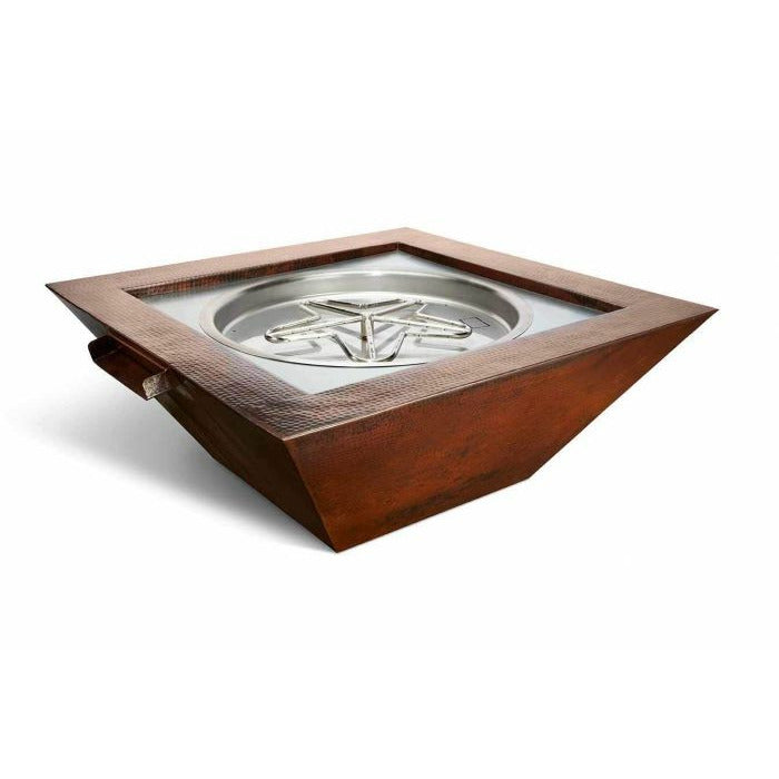 HPC Sedona Fire and Water Bowl in Hammered Copper - Majestic Fountains and More