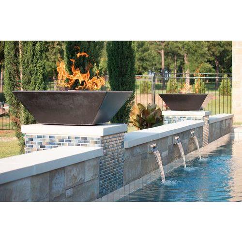 Corinthian Metal Fire Bowl by Grand Effects - Majestic Fountains