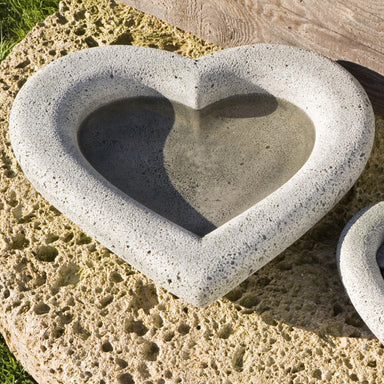 Heart Shell Large in Cast Stone by Campania International SH-101 - Majestic Fountains