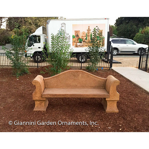 Giannini Garden Anduze Bench - 561 - Majestic Fountains